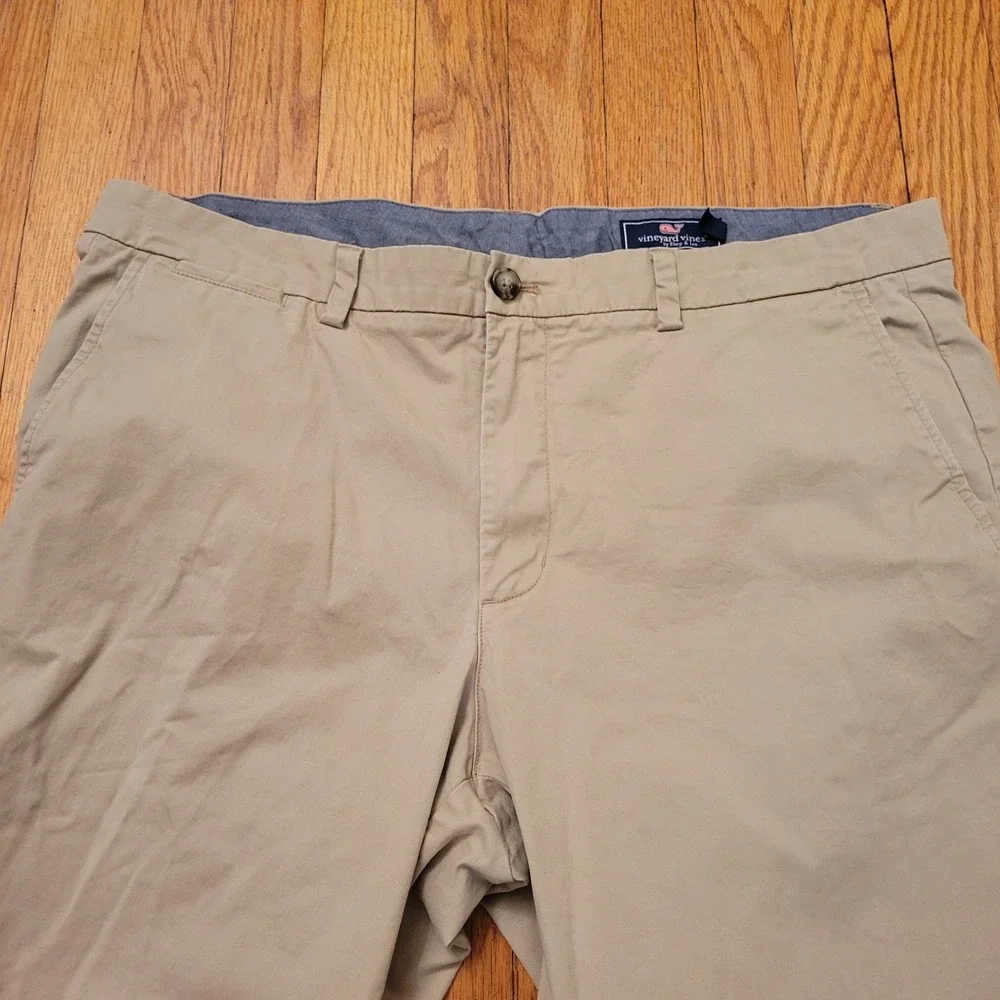 Vineyard Vines‎ Breaker Pant Khaki Tan Stretch Chino Trousers 38x30 Preppy